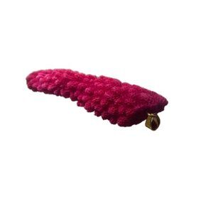 Hot Pink with gold accents Coral Necklace Pendant